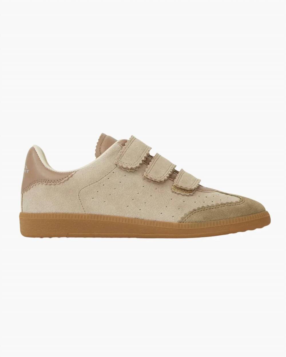 NEW ISABEL MARANT women's beth sneakers in taupe